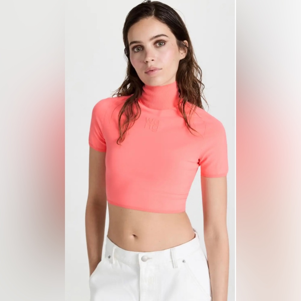 Alexander Wang short sleeve turtleneck